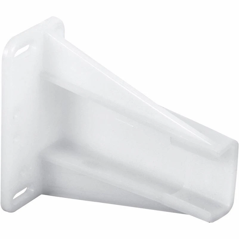 Prime-Line 2-3/4 in. L Plastic Ball-Bearing Rollers Drawer Slides Track Bracket 2 pk