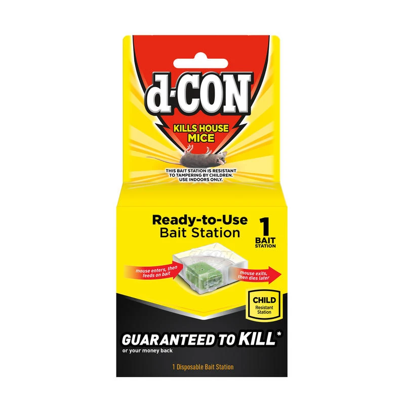 D-Con Bait Station and Bait For Ground Squirrels/Mice/Mice and Insects/Mice and Rats 1 PK