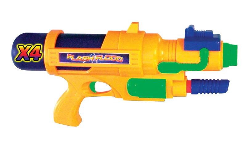 Water Sports FlashFlood X4 Plastic Assorted Water Gun 17 in. 31 L
