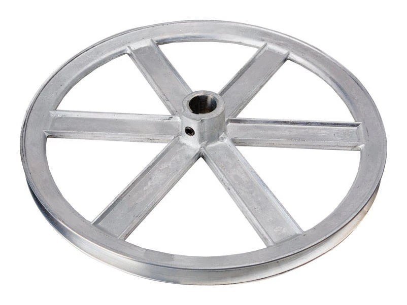 Chicago Die Cast 6 in. 31 D Zinc Single V Grooved Pulley