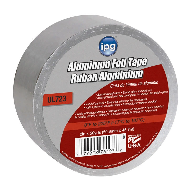 IPG 2 in. W X 50 yd L Silver Foil Tape