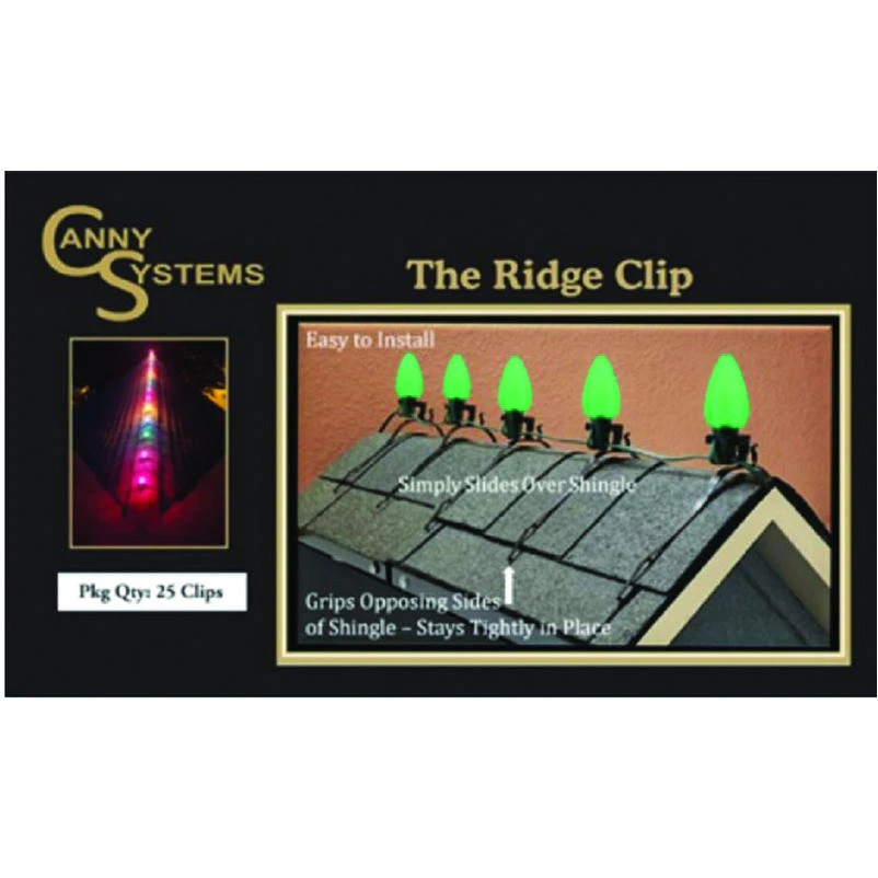Ace Canny System Ridge Clip Light Clips 25 pk Gateway Ace Hardware