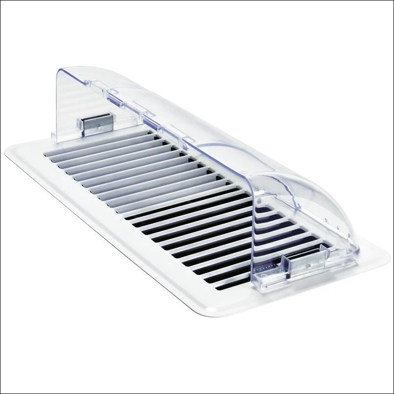 Deflect-O 12 in. 31 W 1-Way Silver Plastic Air Deflector