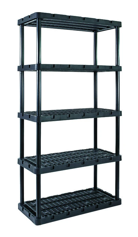 Gracious Living Knect-A-Shelf 72 in. H X 36 in. W X 18 in. D Plastic Shelving Unit
