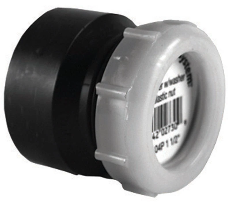 Charlotte Pipe 1-1/2 in. MPT X 1-1/4 in. D Spigot ABS Trap Adapter