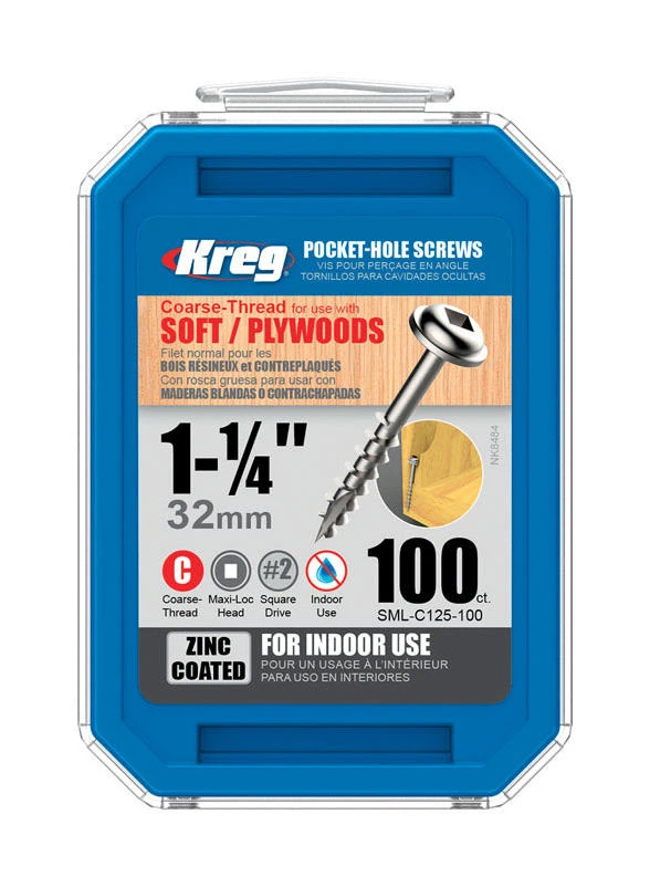 POCKET-HOLE SCREW#8X1.25