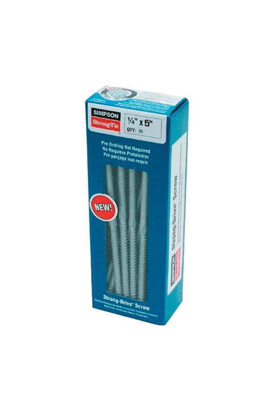 Simpson Strong-Tie Strong-Drive No. 3 Sizes X 5 in. L Star Hex Head Serrated Structural Screws