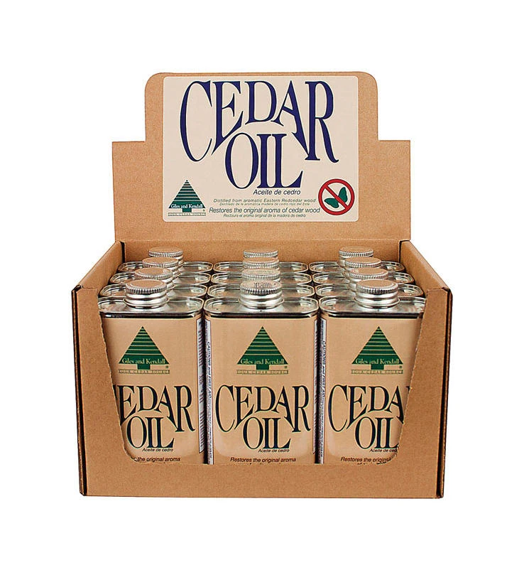 Giles & Kendall Low Luster Clear Oil-Based Cedar Oil 8 oz