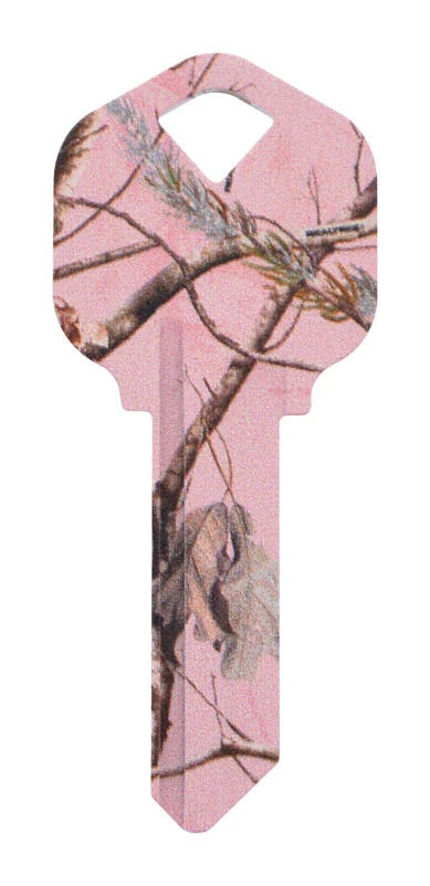 Hillman RealTree Pink House/Office Universal Key Blank Single Hillman RealTree Pink House/Office Universal Key Blank Single