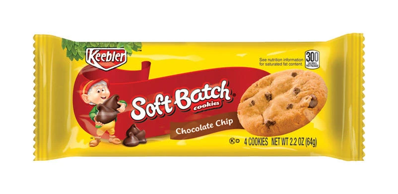 Keebler Soft Batch Chocolate Chip Cookies 2.2 oz Pouch