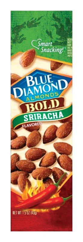 Blue Diamond Bold Sriracha Almonds 1.5 oz Bagged