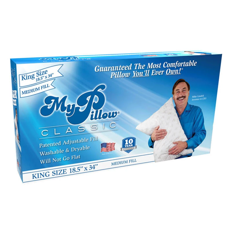 As Seen On Tv MyPillow Medium Classic King Pillow Foam 1 pk