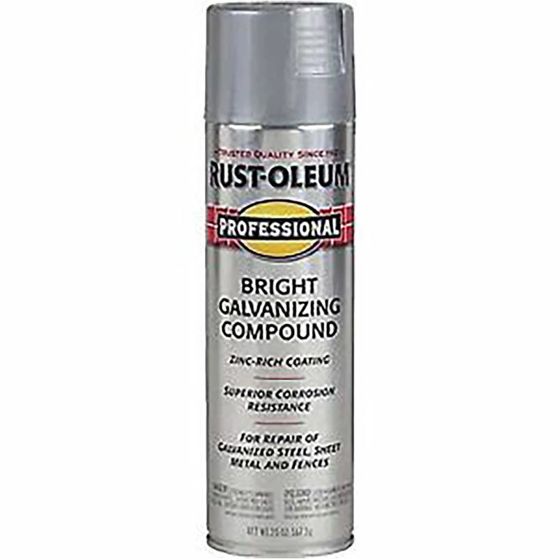 Rust-Oleum Professional Galvanized Bright Gray Galvanizing Compound Spray 20 oz