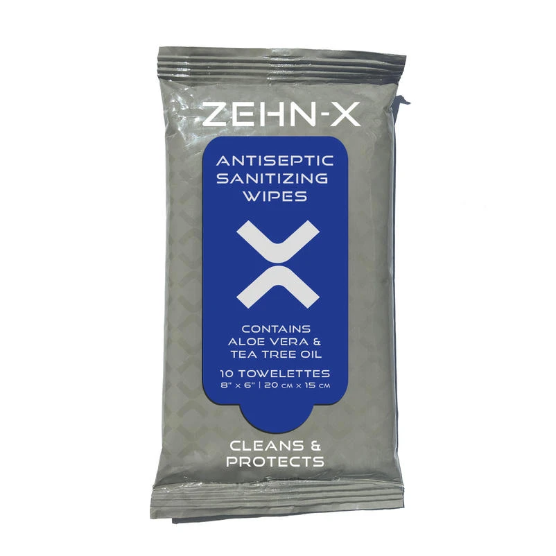 Zehn-X Fiber Blend Sanitizing Wipes 6 in. 31 W X 8 in. 31 L 10 PK