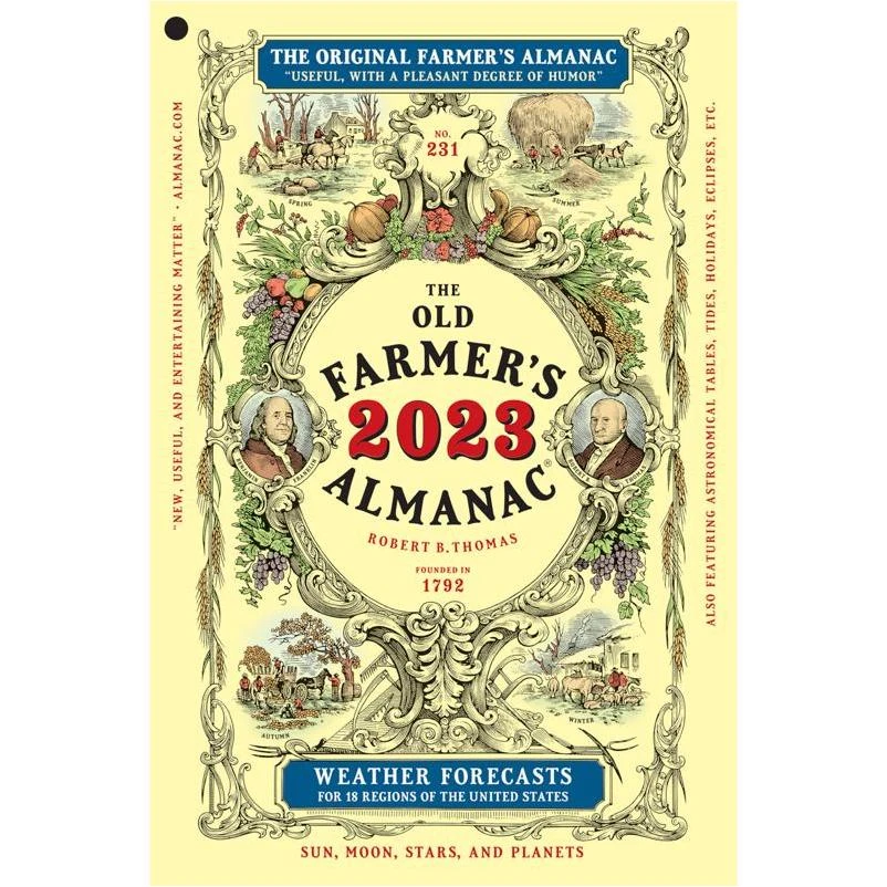 The Old Farmer's Almanac Yankee Publishing 2026 Almanac Reference Book