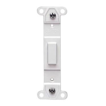 Blank Insert for Toggle Switch, White