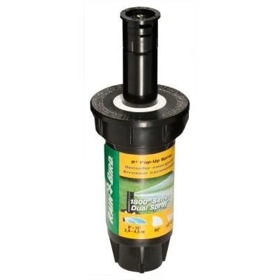 Professional Series Spray Head, Dual Spray Nozzle, 2-In. Pop Up, Half Circle
