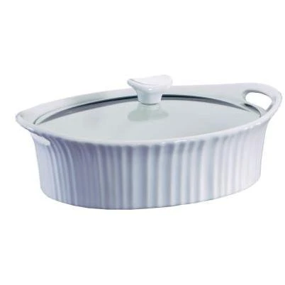 Corningware 2-1/2 Quart Oval Covered Casserole Dish