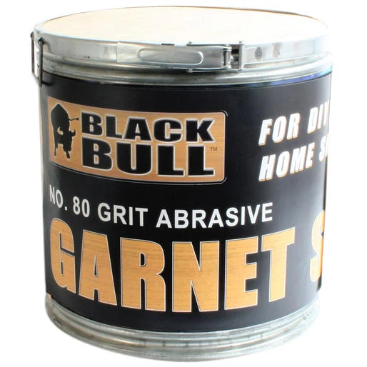80 Grit Garnet Sand - Black Bull Sbgarn For Sandblasting And Abrasive Applications