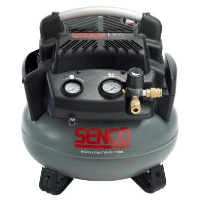 Senco PC1280 Air Compressor, Tool Only, 6 gal Tank, 1.5 hp, 115 V, 150 psi Pressure, 2.8 scfm Air