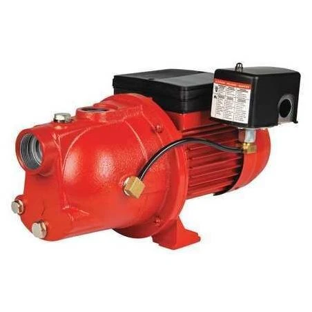 Rl-swj100 1 Hp Shallow Well Jet Pump, Tefc, Cast Iron, 115/230v