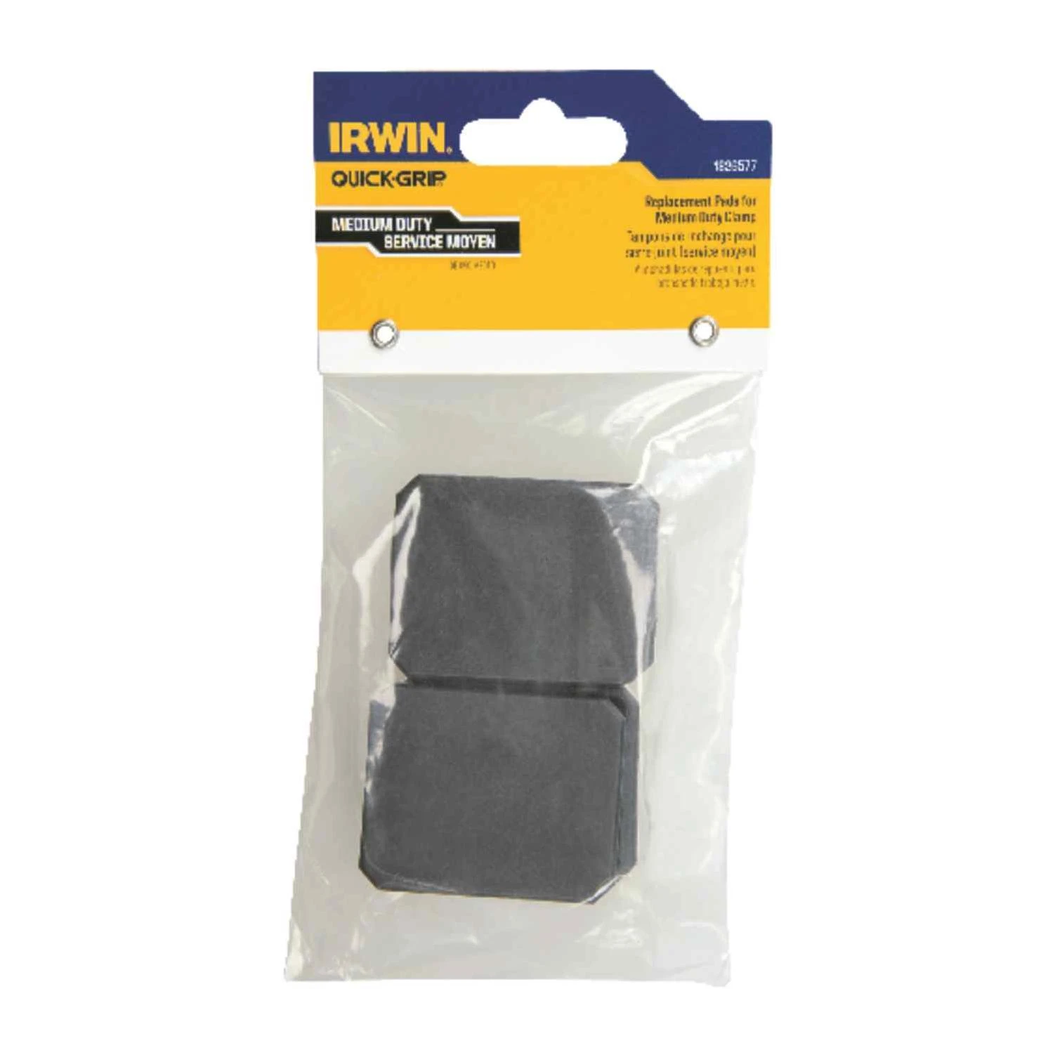 Irwin Quick-Grip Plastic Replacement Pads Black 4 pc.