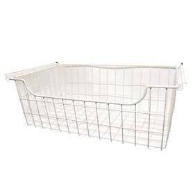 Easy Track 8 In. White Wire Basket