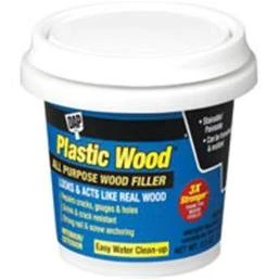 8118 Plastic Carpenter's Latex Wood Filler, 5.5 Oz, Dark Walnut Pail