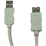 97893 6ft A-male To A-female Usb 2.0 Extension Cable - Black