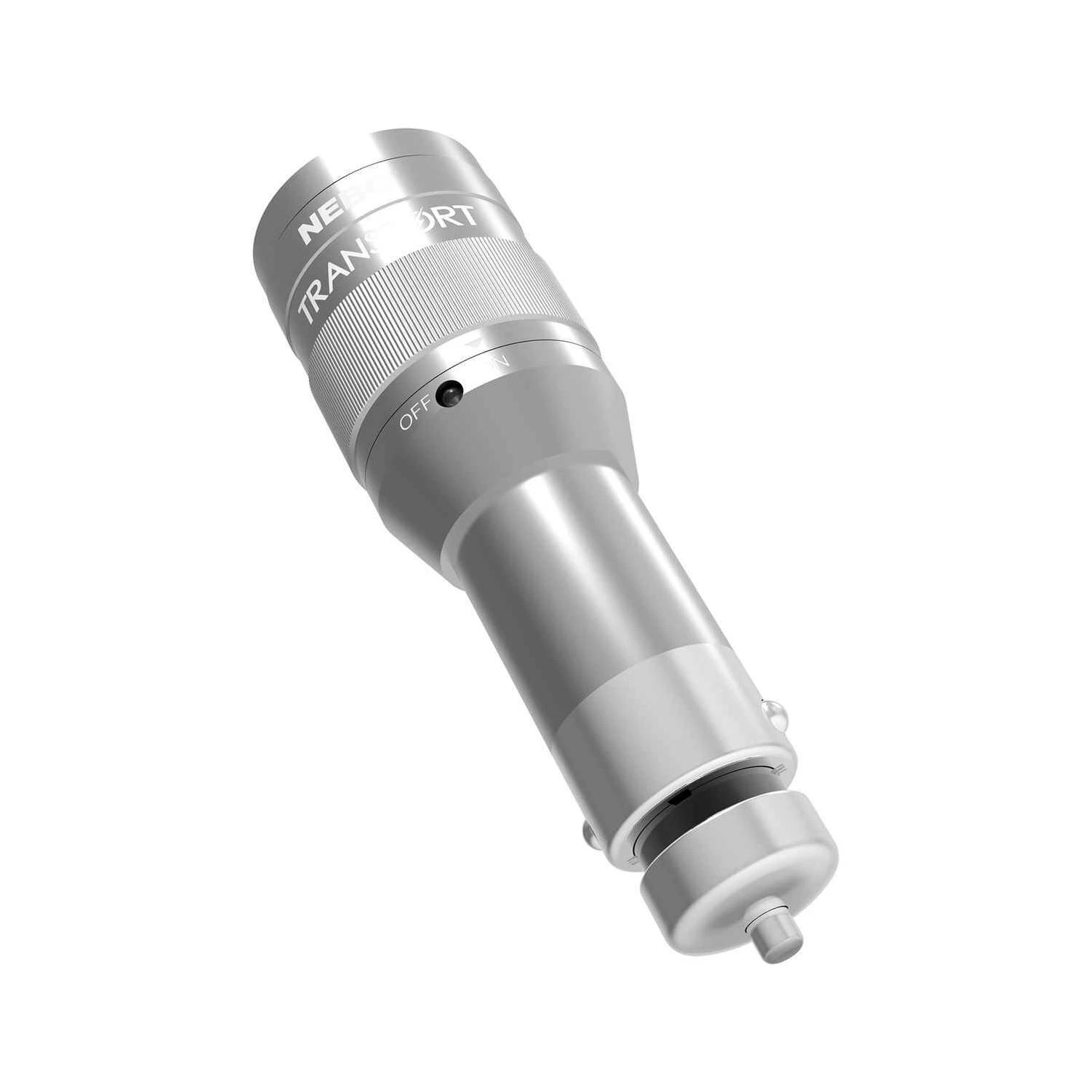 Nebo Transport 125 lumens Silver LED Rechargeable Flashlight
