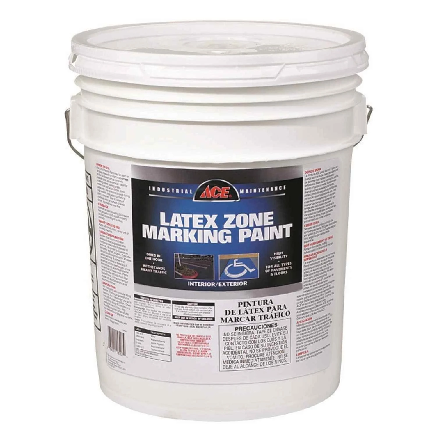 Ace White Traffic Zone Marking Paint 5 gal.