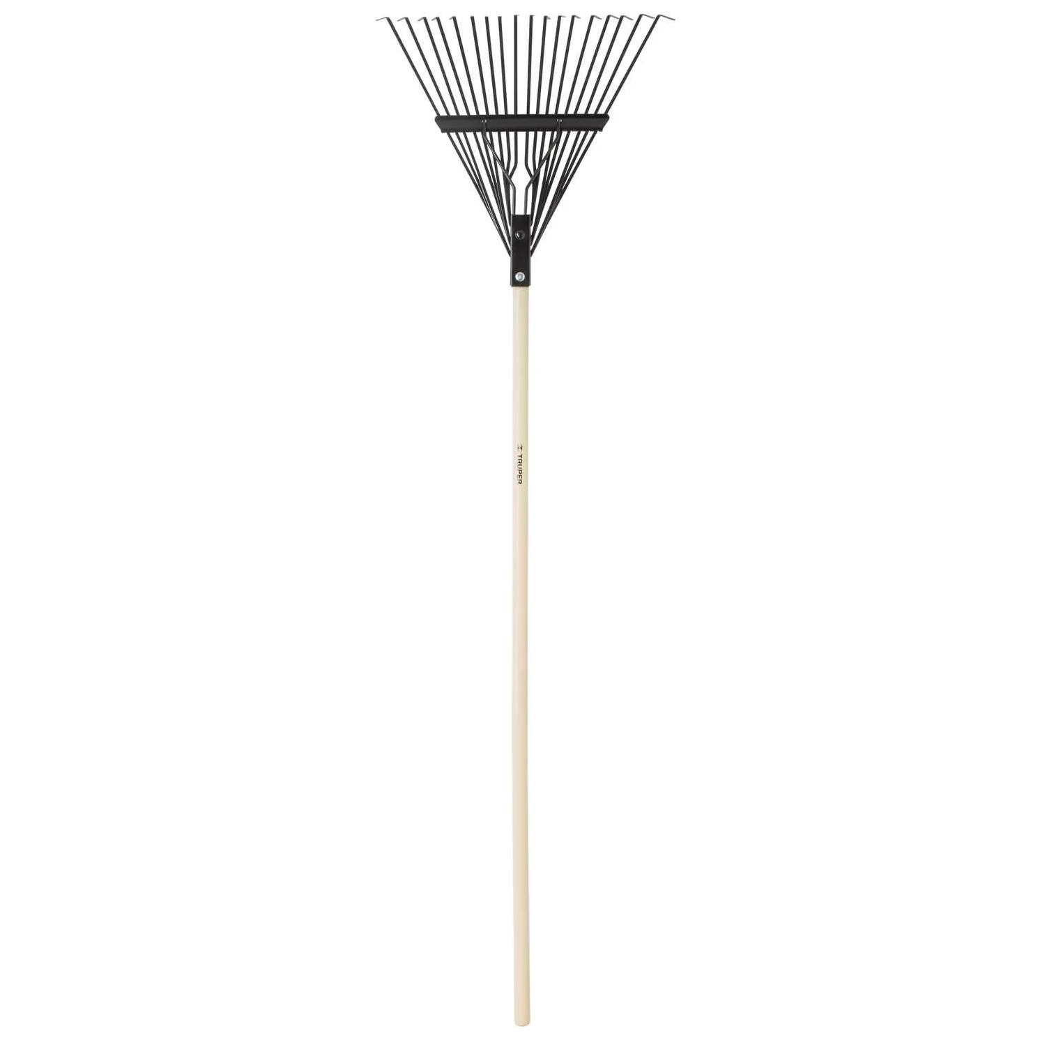 Truper 59 in. L x 18 in. W Steel Rake