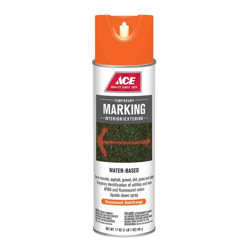 Ace Water-Based Red Field Marking Chalk 17 oz.