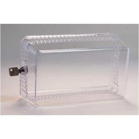 Bb3001 Large Locking Thermostat Guard - Clear Protection Cover
