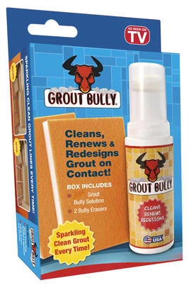 Grout Bully (Tan) 4 oz Solution w/ 2 Bully Erasers