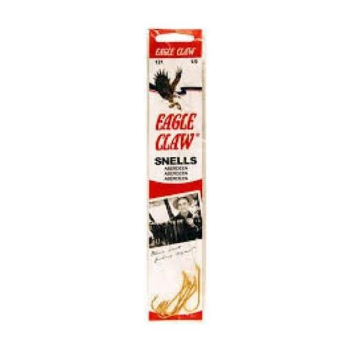 Aberdeen Lightwire Snell Fishing Hook, Gold, Size 6, 6 Pieces
