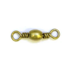Brass Barrel Swivels Size 14, Model 01011-014, 8 Pieces