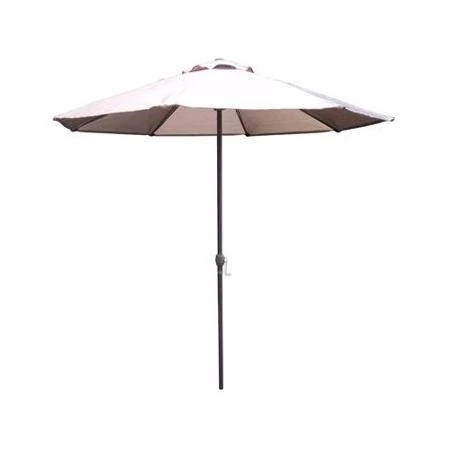 courtyard creations uts45lg-br Sienna Collection, 7.5 -Feet, Market Umbrella Brown