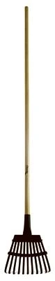 8-Inch Shrub Rake With 48-Inch Hardwood Handle