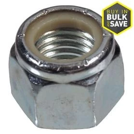 Hillman 1/4-in Zinc-Plated Standard (SAE) Nylon Insert Lock Nut