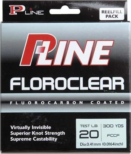 Floroclear Fluorocarbon Coated Fishing Line 300 Yards 20 Lb Test Fccf-20