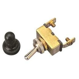 420465-1 0.37 x 0.43 in. 15A SPST On-Off Toggle Switch