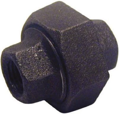 B-UNI07 Black Union - 0.75 in.