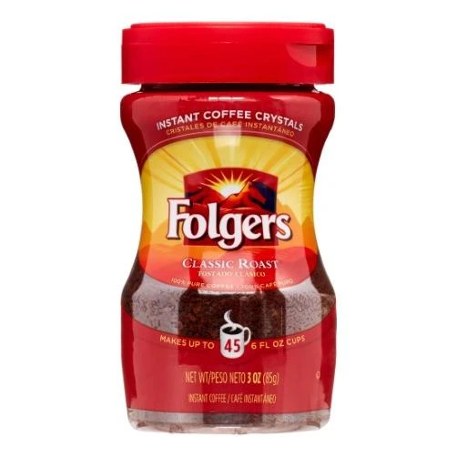 FOLGERS INST COFFEE CRYSTAL 3OZ