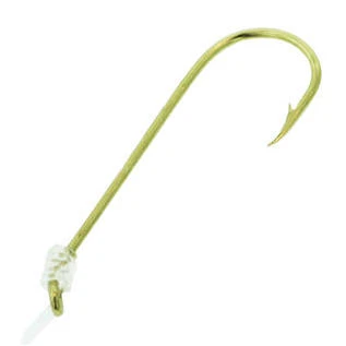 Eagle Claw 121H-10 Aberdeen Lightwire Hook Gold - Size 10