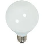 S7304 G25 15 Watt Globe Compact Fluorescent Bulb - Warm White 2700k