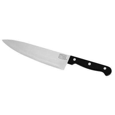 Essentials Chef Knife, Stainless Steel & Black, 8-In.