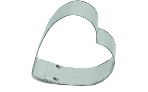 Craftsmen 2-inch Heart Cookie Cutter - Set Of 2, Silver