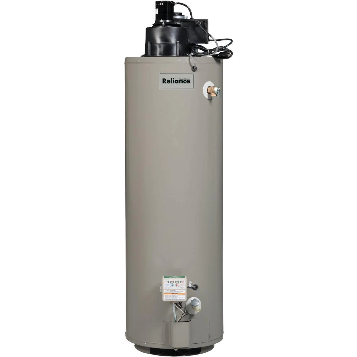 Reliance 50 Gal. Tall 6 Year 50,000 BTU Natural Gas Water Heater with Power Vent