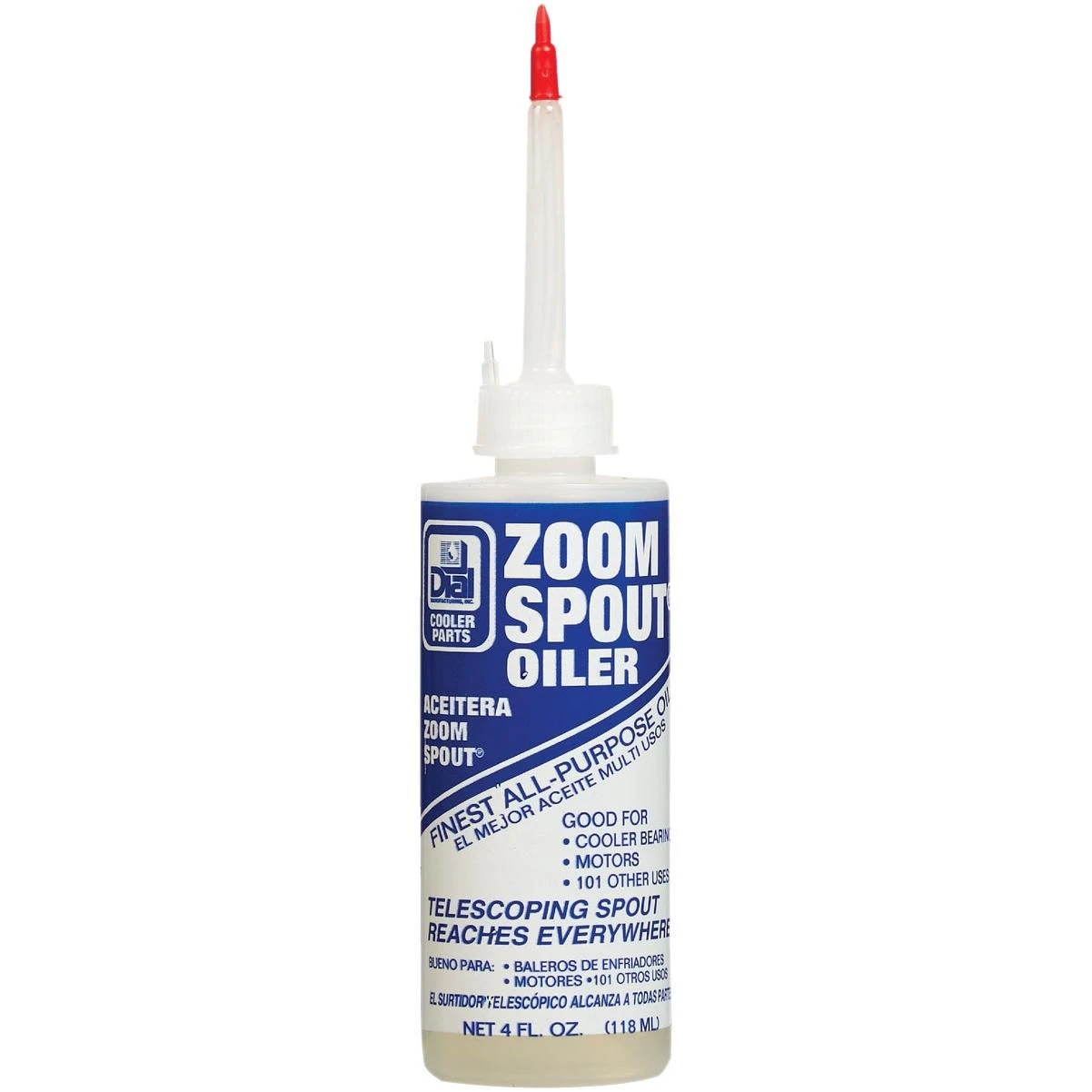 Dial Zoom Spout 4 Oz. Squeeze Bottle Multi-Purpose Lubricant